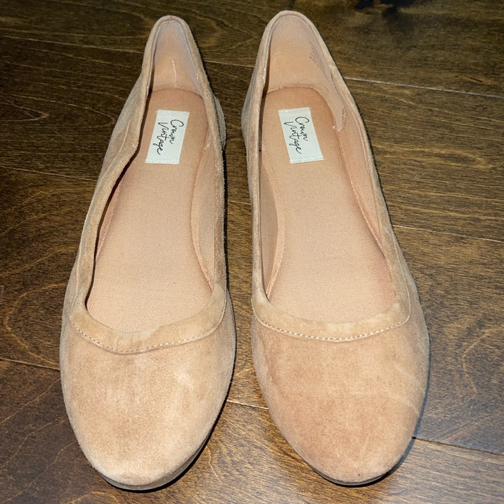 Corso Como Women's Peach Suede Ballet Flats
